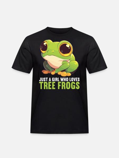 Tree Frog Baumfrösche Baumfrosch - Men's Workwear T-Shirt - black
