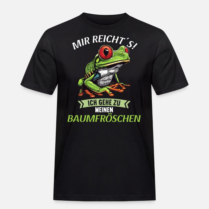 Tree Frog Baumfrösche Baumfrosch - Men's Workwear T-Shirt - black