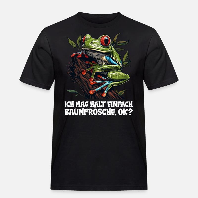 Tree Frog Baumfrösche Baumfrosch - Men's Workwear T-Shirt - black