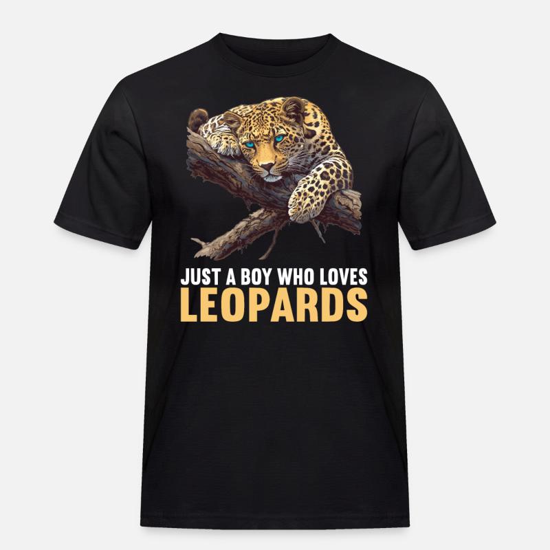 Léopard léopard - T-shirt Workwear homme - noir