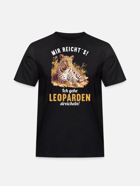 Léopard léopard - T-shirt Workwear homme - noir