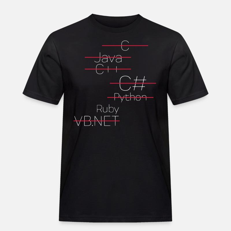 RUBY / RUBY ON RAILS - Men's Workwear T-Shirt - black