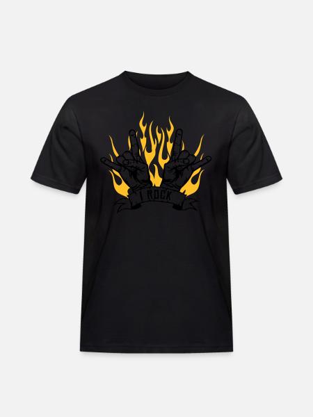 I ROCK - T-shirt Workwear homme - noir