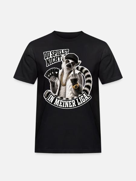 You're not in my league - Men's Workwear T-Shirt - black