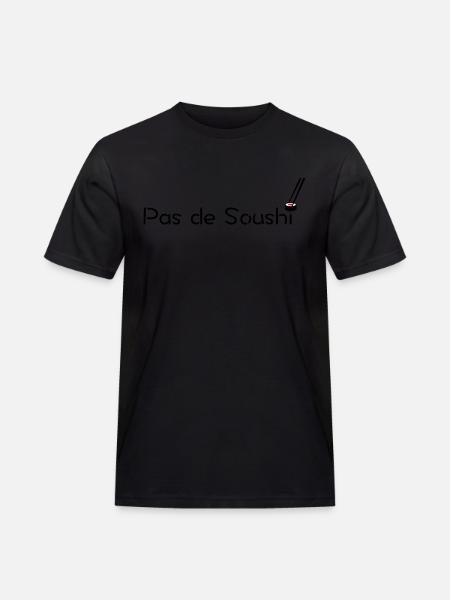 Pas de Soushi - T-shirt Workwear homme - noir