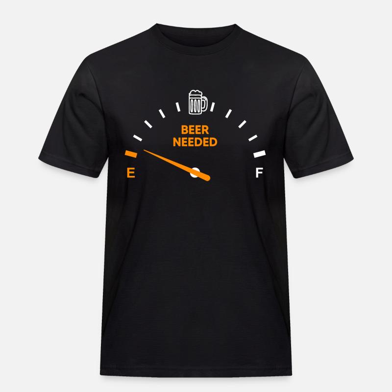 Bier Trinkspruch Biergarten Biertrinker Biertank - Männer Workwear T-Shirt - Schwarz