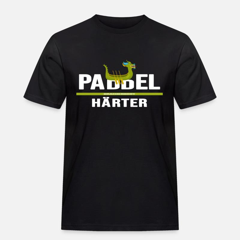 drachenboot chinesisches drachenboot-paddler - Männer Workwear T-Shirt - Schwarz