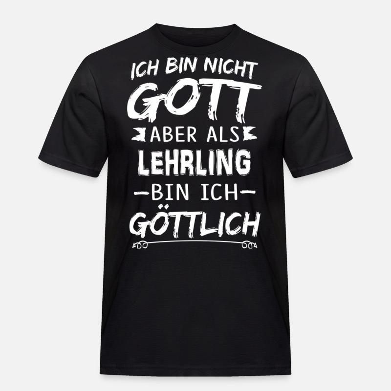 LEHRLING - Männer Workwear T-Shirt - Schwarz