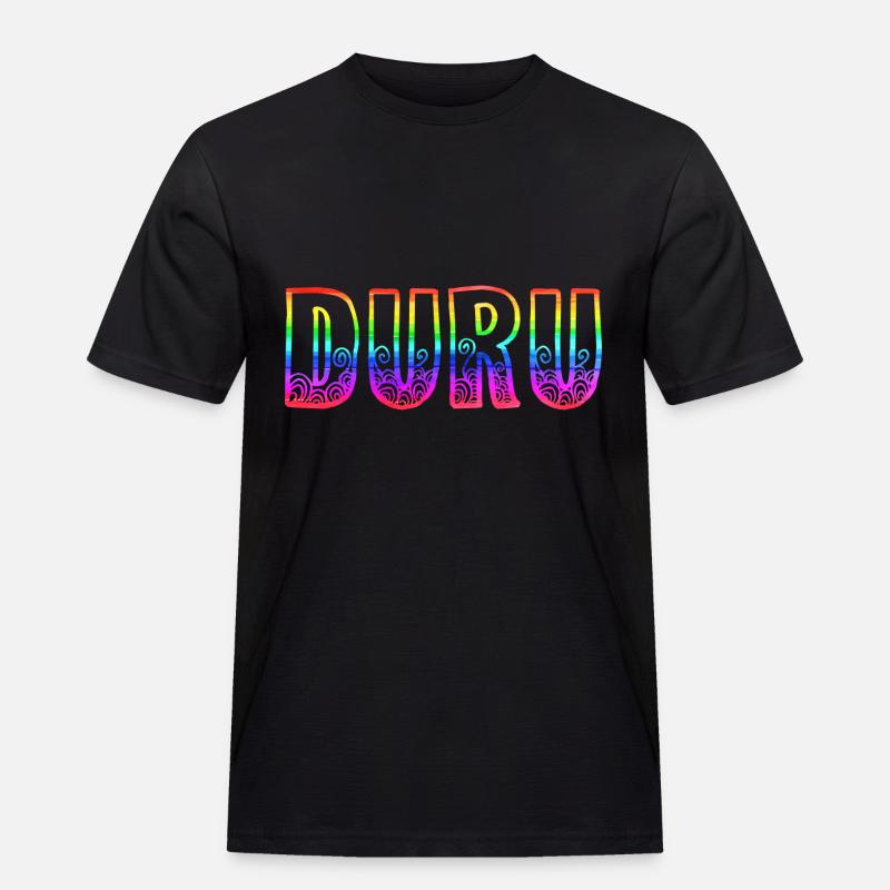 Duru RS Rainbow - Men's Workwear T-Shirt - black