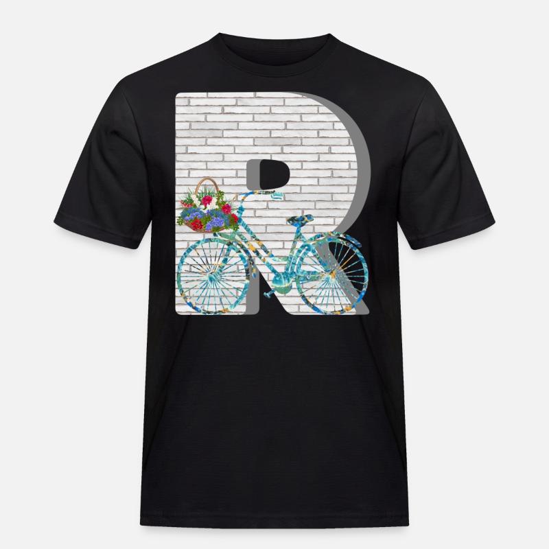 fahrrad e 100 r - Männer Workwear T-Shirt - Schwarz