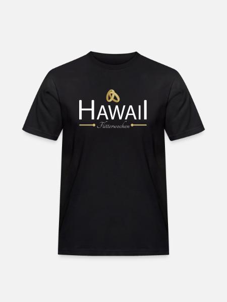 Flitterwochen Hawaii - Männer Workwear T-Shirt - Schwarz