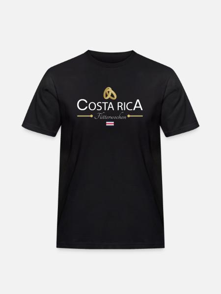 Flitterwochen Costa Rica - Männer Workwear T-Shirt - Schwarz