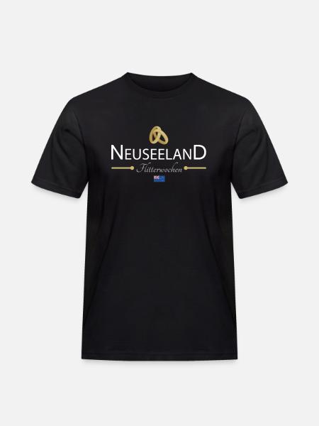 Flitterwochen Neuseeland - Männer Workwear T-Shirt - Schwarz