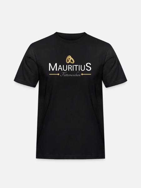 Flitterwochen Mauritius - Männer Workwear T-Shirt - Schwarz