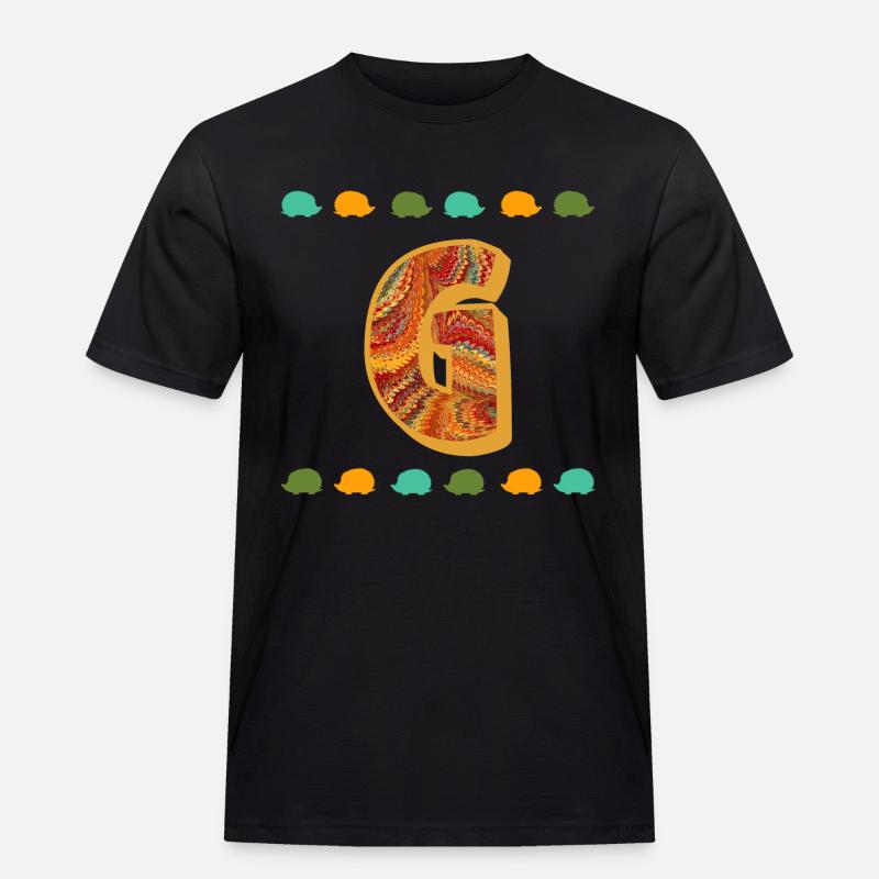 igel e 22 g - Männer Workwear T-Shirt - Schwarz