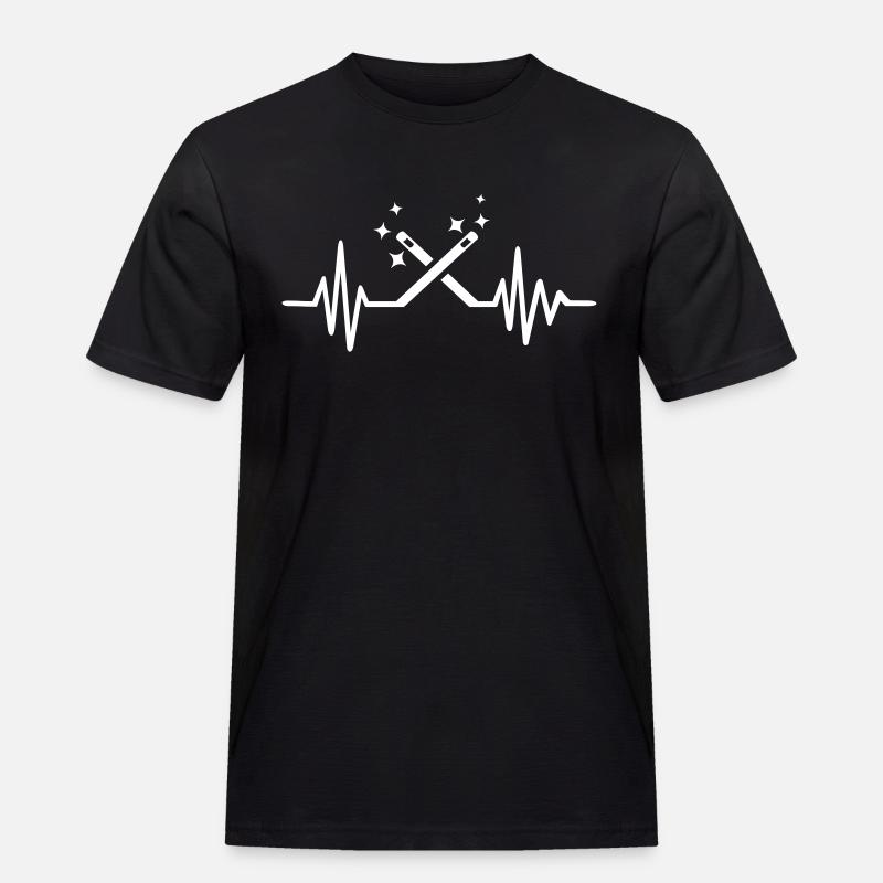 Zauberer - Männer Workwear T-Shirt - Schwarz