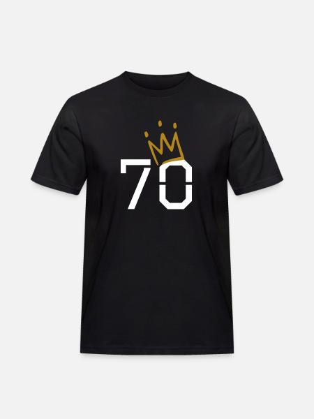 70th Birthday - Men's Workwear T-Shirt - black