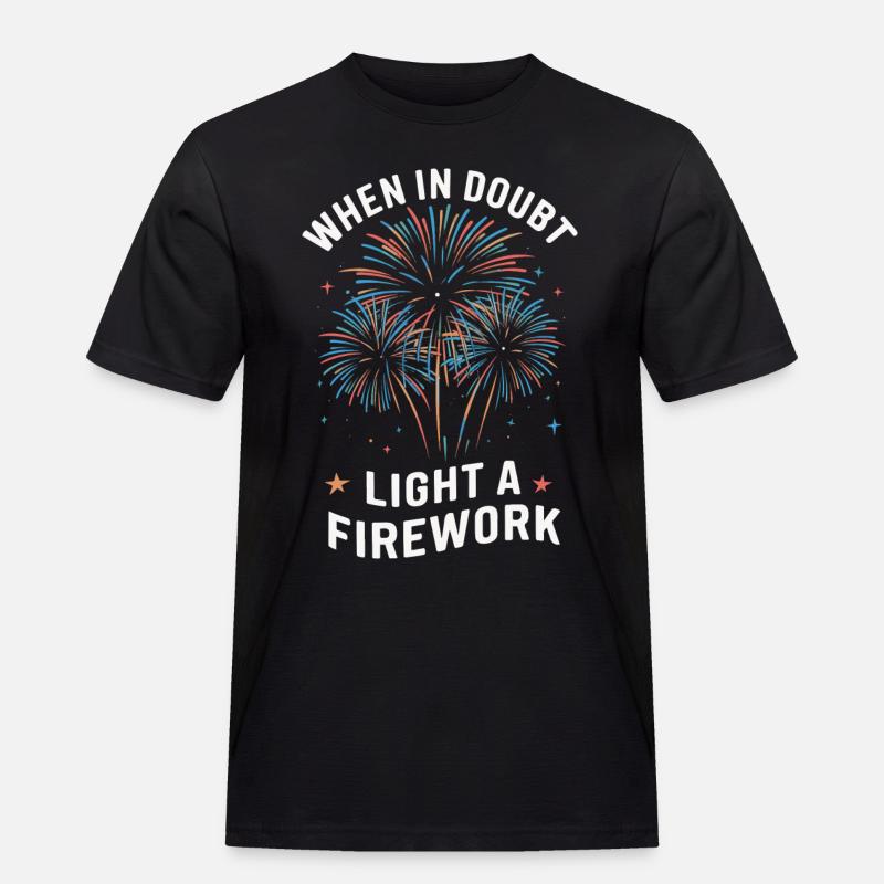 Pyrotechnics Fireworks Pyrotechnics - Men's Workwear T-Shirt - black