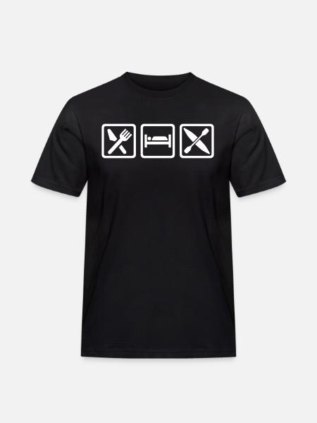 Eat Sleep Kayak - Men's Workwear T-Shirt - black