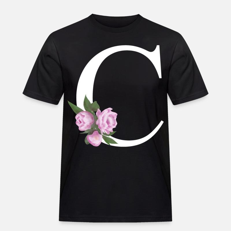 C - Männer Workwear T-Shirt - Schwarz