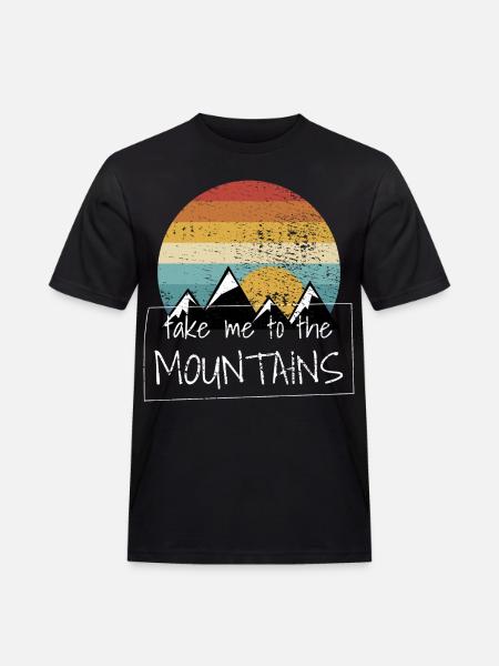 Hiking Hikes - Men's Workwear T-Shirt - black