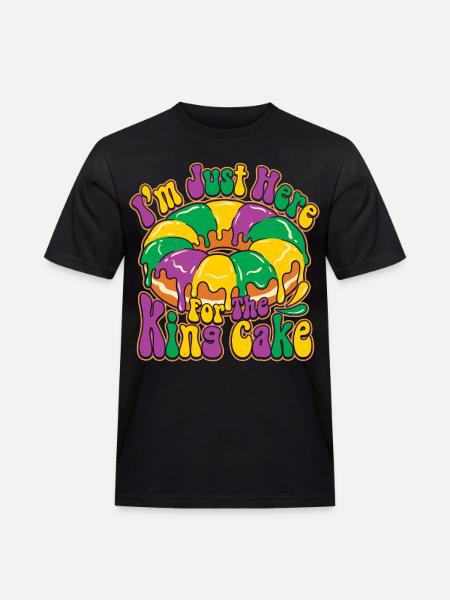 King Cake Mardi Gras - T-shirt Workwear homme - noir