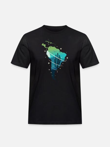 South America - Men's Workwear T-Shirt - black