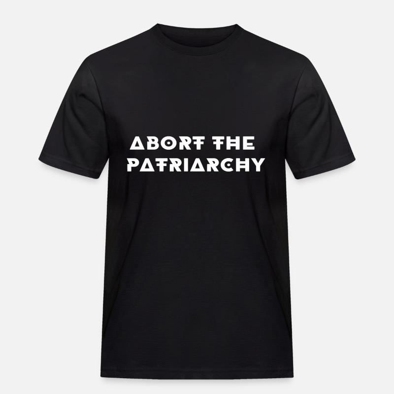 Aborting the Patriarchy - Men's Workwear T-Shirt - black