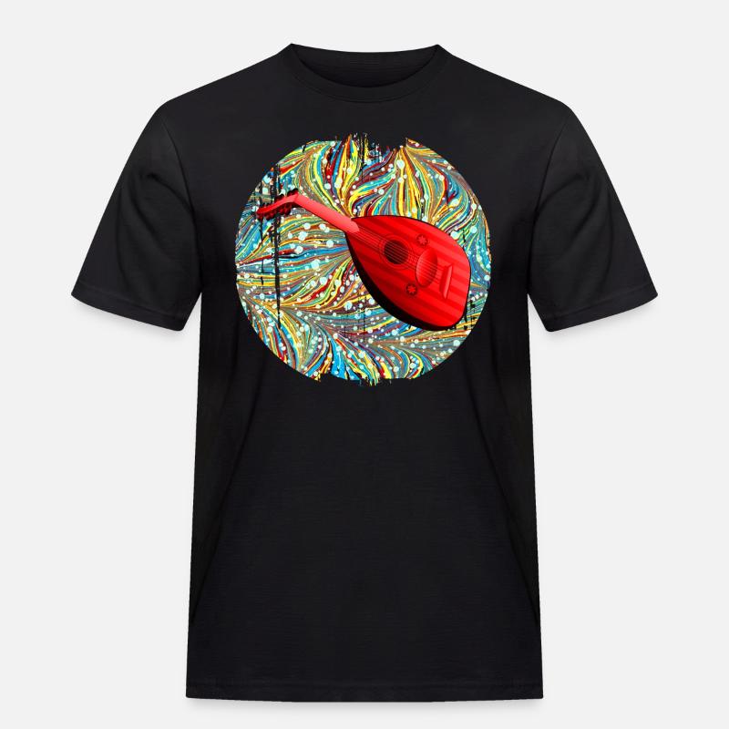 mandoline e 201 - Männer Workwear T-Shirt - Schwarz