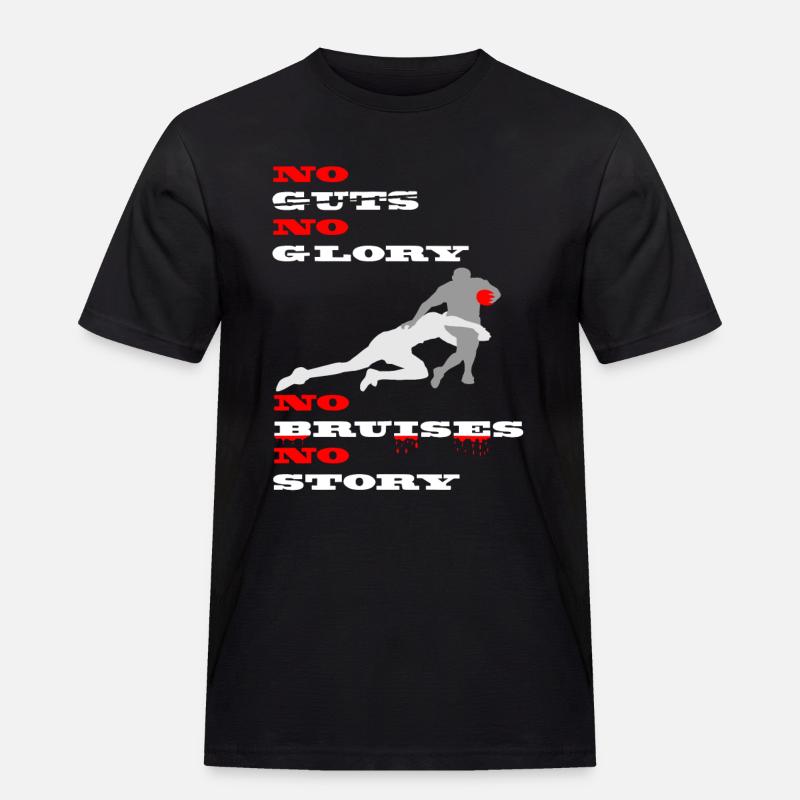 No guts, no glory - Men's Workwear T-Shirt - black