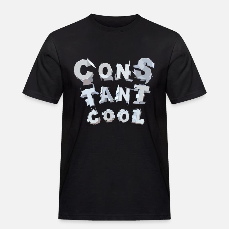 constant cool - Männer Workwear T-Shirt - Schwarz