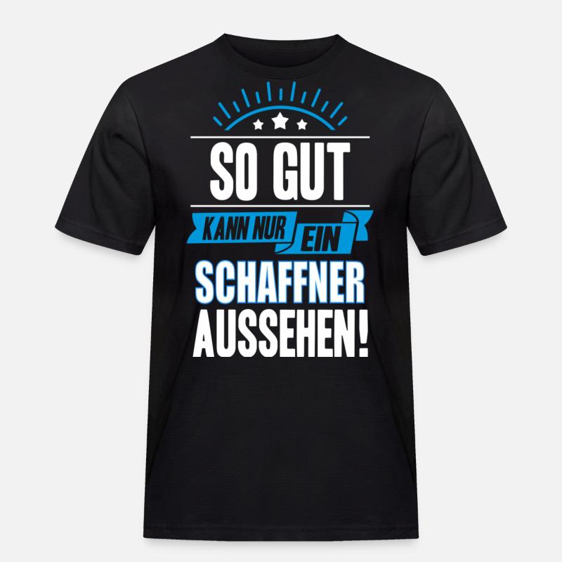 SCHAFFNER - Männer Workwear T-Shirt - Schwarz