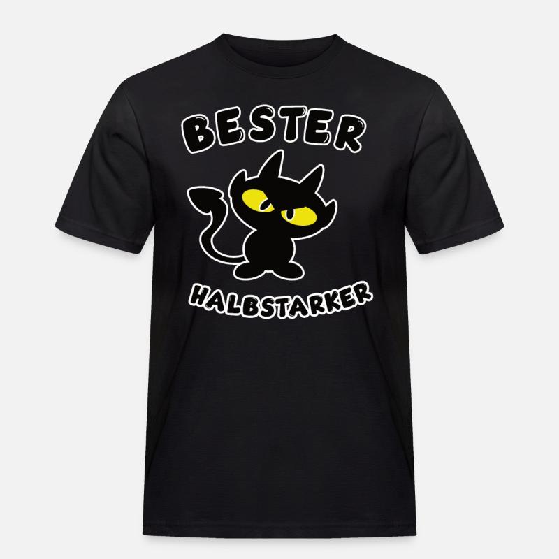 cooles bester Halbstarker Design - Männer Workwear T-Shirt - Schwarz