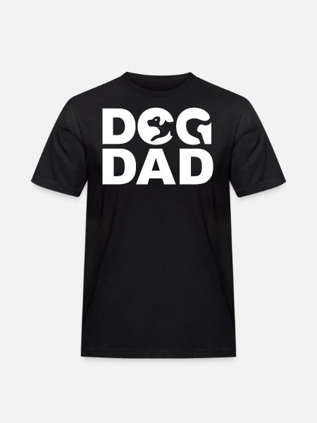 Dogdad - Hundefar - Herre Workwear T-Shirt - sort