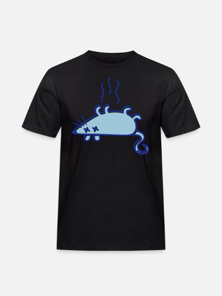A dead mouse - Men's Workwear T-Shirt - black