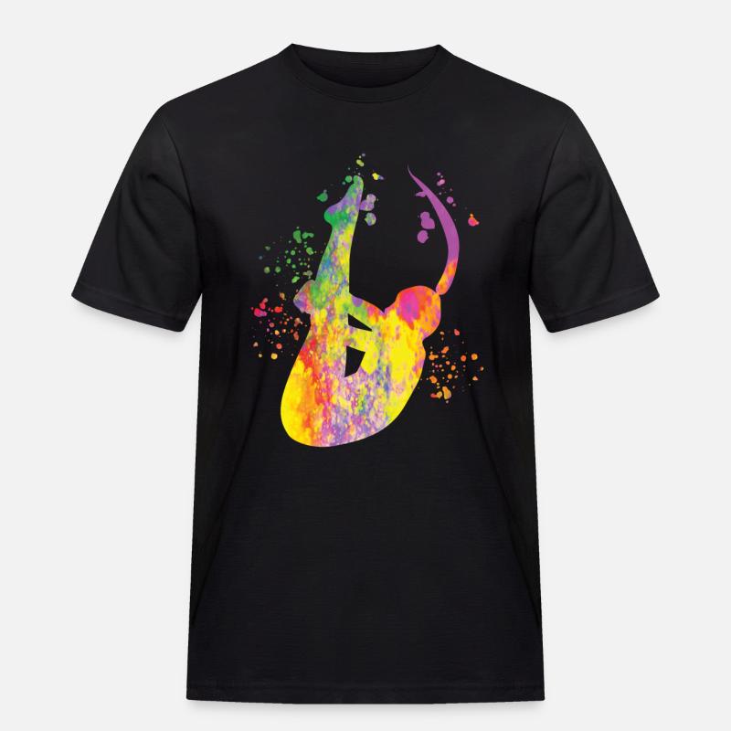 Synchronisierter Wassertaucher High Diver - Männer Workwear T-Shirt - Schwarz