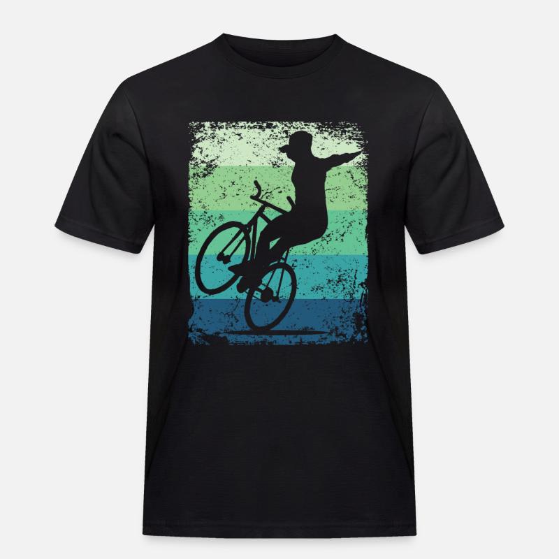 Kunstradfahren Kunstradfahrer - Männer Workwear T-Shirt - Schwarz