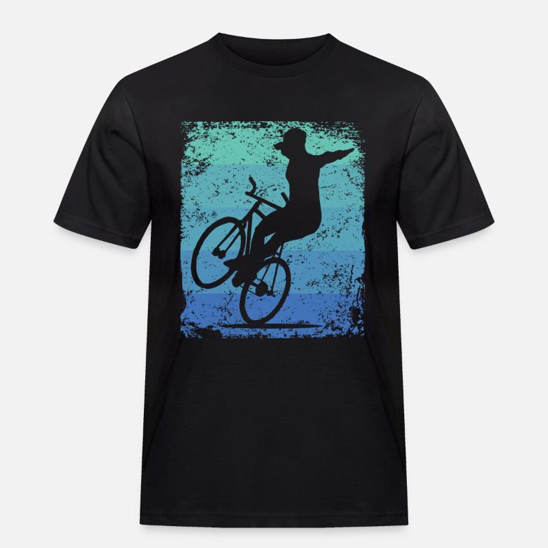 Kunstradfahren Kunstradfahrer - Männer Workwear T-Shirt - Schwarz