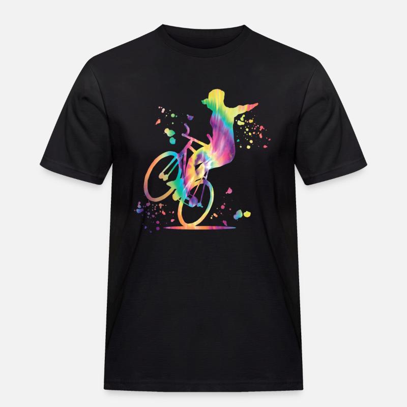 Kunstradfahren Kunstradfahrer - Männer Workwear T-Shirt - Schwarz