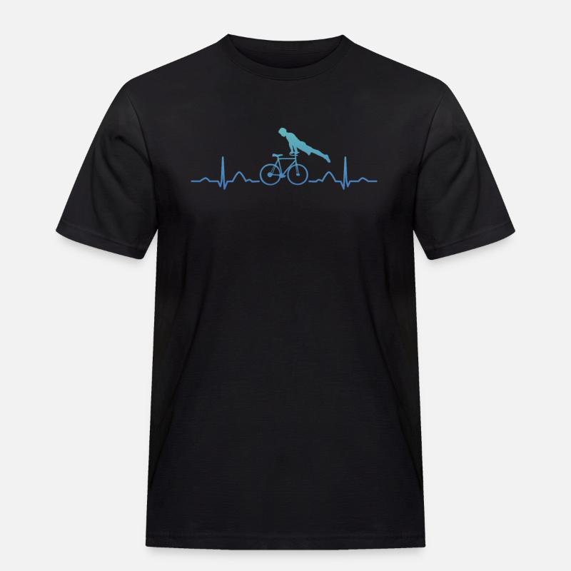 Kunstradfahren Kunstradfahrer - Männer Workwear T-Shirt - Schwarz