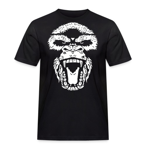 Gorilla Face - Männer Workwear T-Shirt