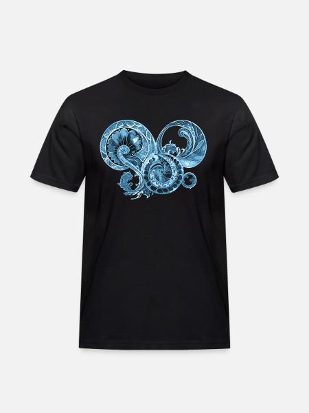 Blue Ornament - Men's Workwear T-Shirt - black