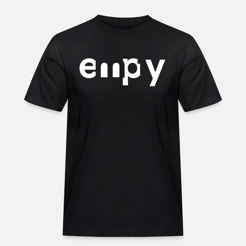 Empty - empty - Men's Workwear T-Shirt - black