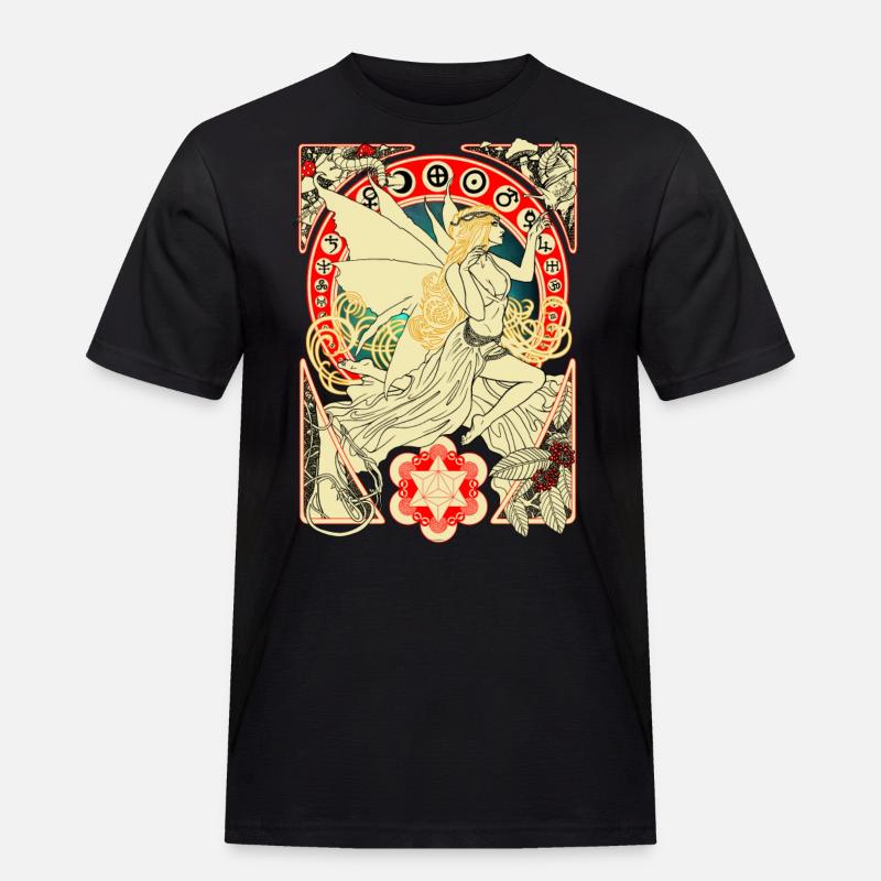 DMT Fee - Männer Workwear T-Shirt - Schwarz