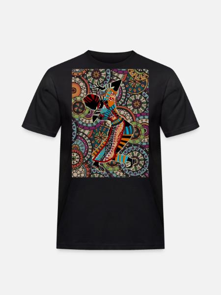 Afrique, autochtones - T-shirt Workwear homme - noir