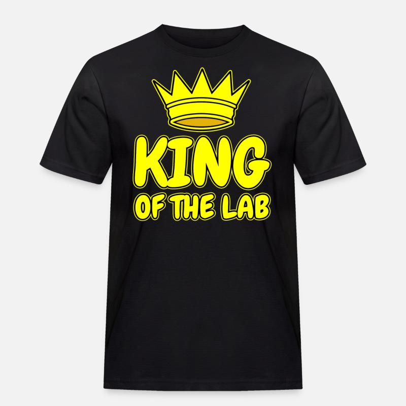 Labor Laborant Geschenk - Männer Workwear T-Shirt - Schwarz