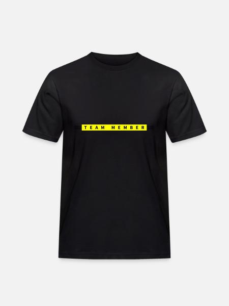 Team Member Icon - Men's Workwear T-Shirt - black