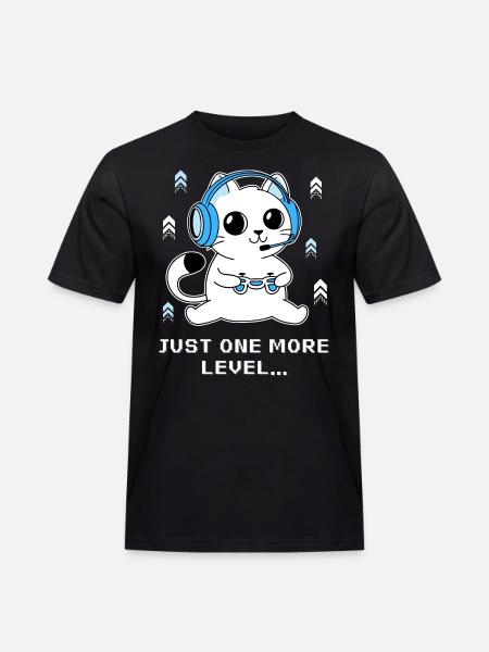 Nur noch eine Ebene - Männer Workwear T-Shirt - Schwarz