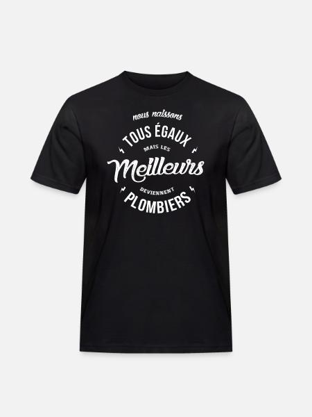 Les meilleures deviennent plombiers - T-shirt Workwear homme - noir