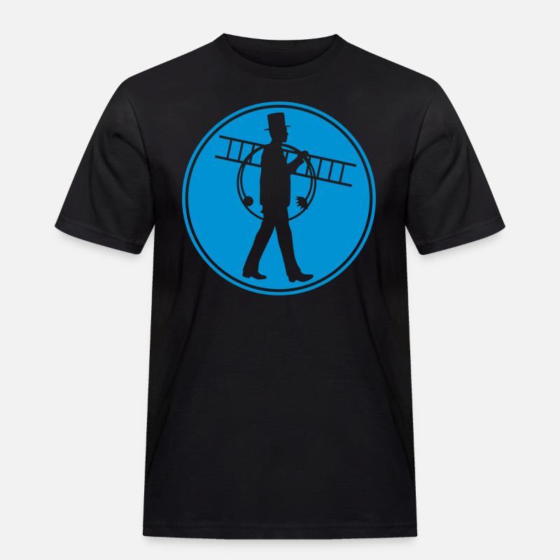 schornsteinfeger_012015_b_2c - Männer Workwear T-Shirt - Schwarz